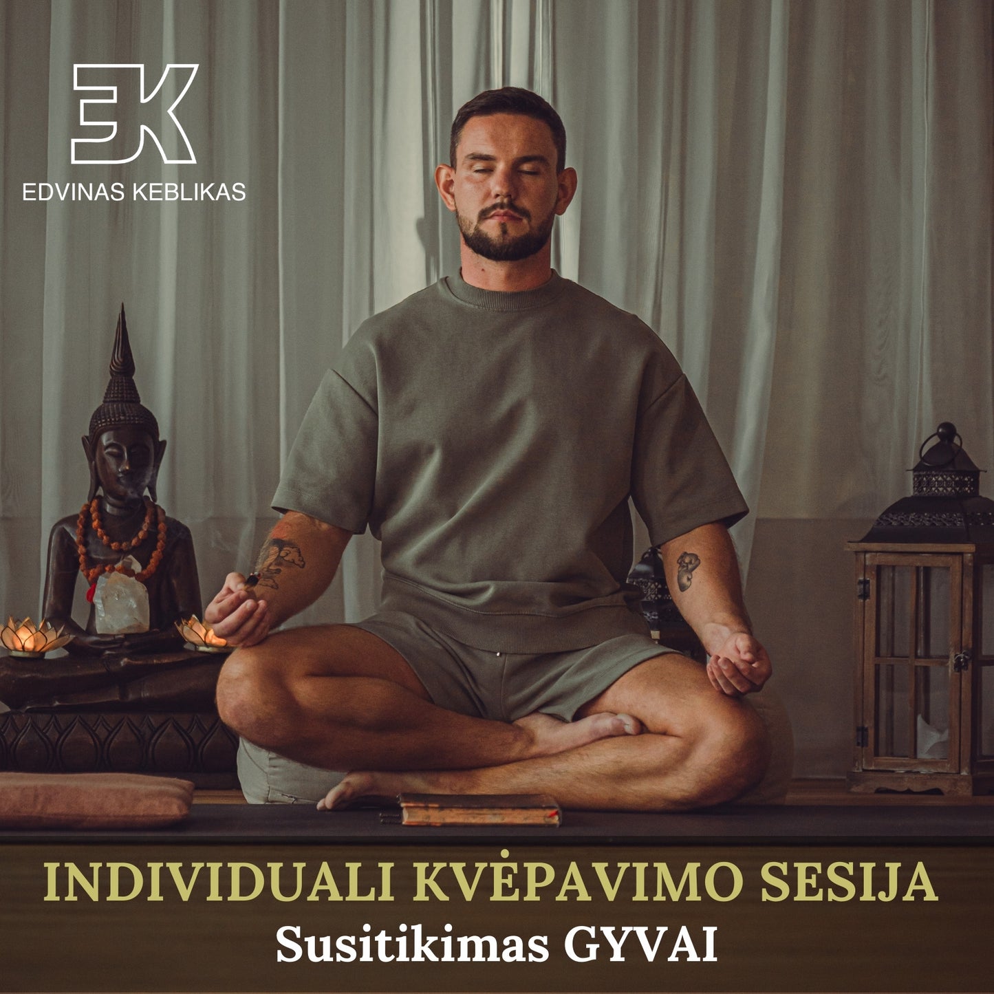 Individuali kvėpavimo sesija gyvai (rezervacija)