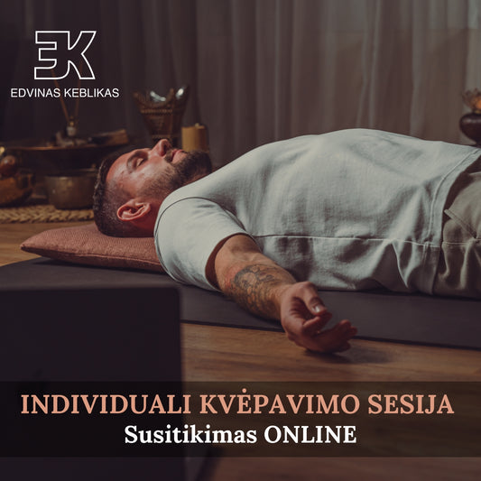 Individuali online kvėpavimo sesija (rezervacija)