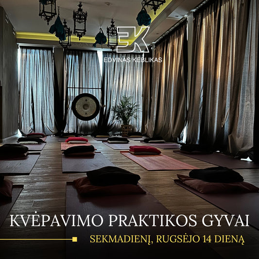 GYVOS KVĖPAVIMO PRAKTIKOS. Rugsėjo 14 diena. Sekmadienis